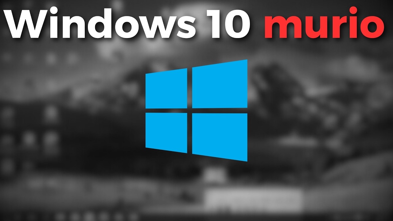 el FIN de WINDOWS 10.
