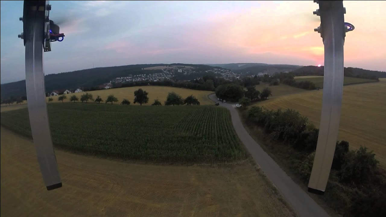 Quadcopter Testflug