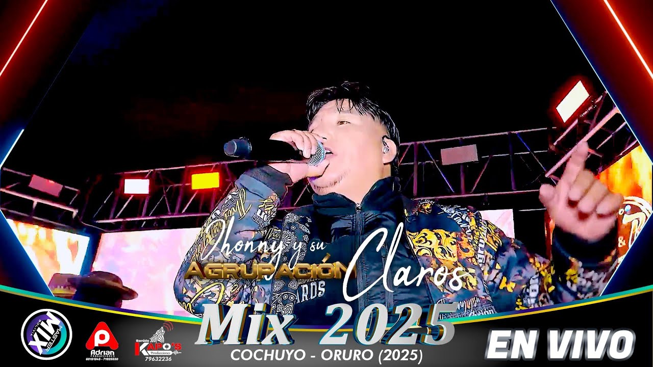 Jhonny y su Agrupaci&oacute;n Claros en Vivo Mix 2025 (Cochuyo - Oruro) / Master Mix Bolivia