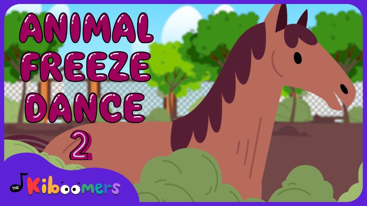 Animal Freeze Dance 2 - The Kiboomers Movement Songs for Preschoolers - Brain Breaks