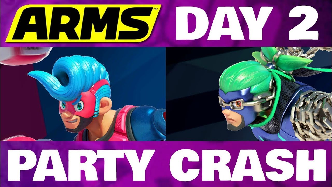 ARMS Party Crash DAY 2 Spring Man Vs Ninjara!