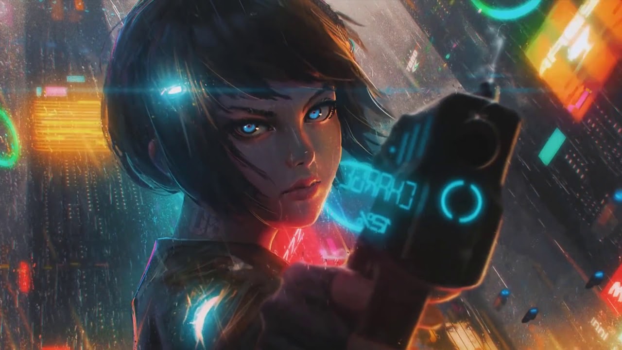 DARKNESS   A Cyberpunk Mix Dark Electro, Dark Techno