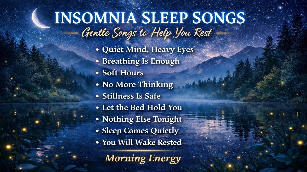 Insomnia Relief 🌙 10 Gentle Songs to Quiet the Mind & Sleep Deeply - Morning Energy