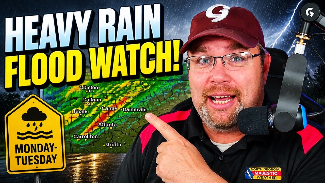 Weather Alert: North Georgia flood threat remains Elevated Today!