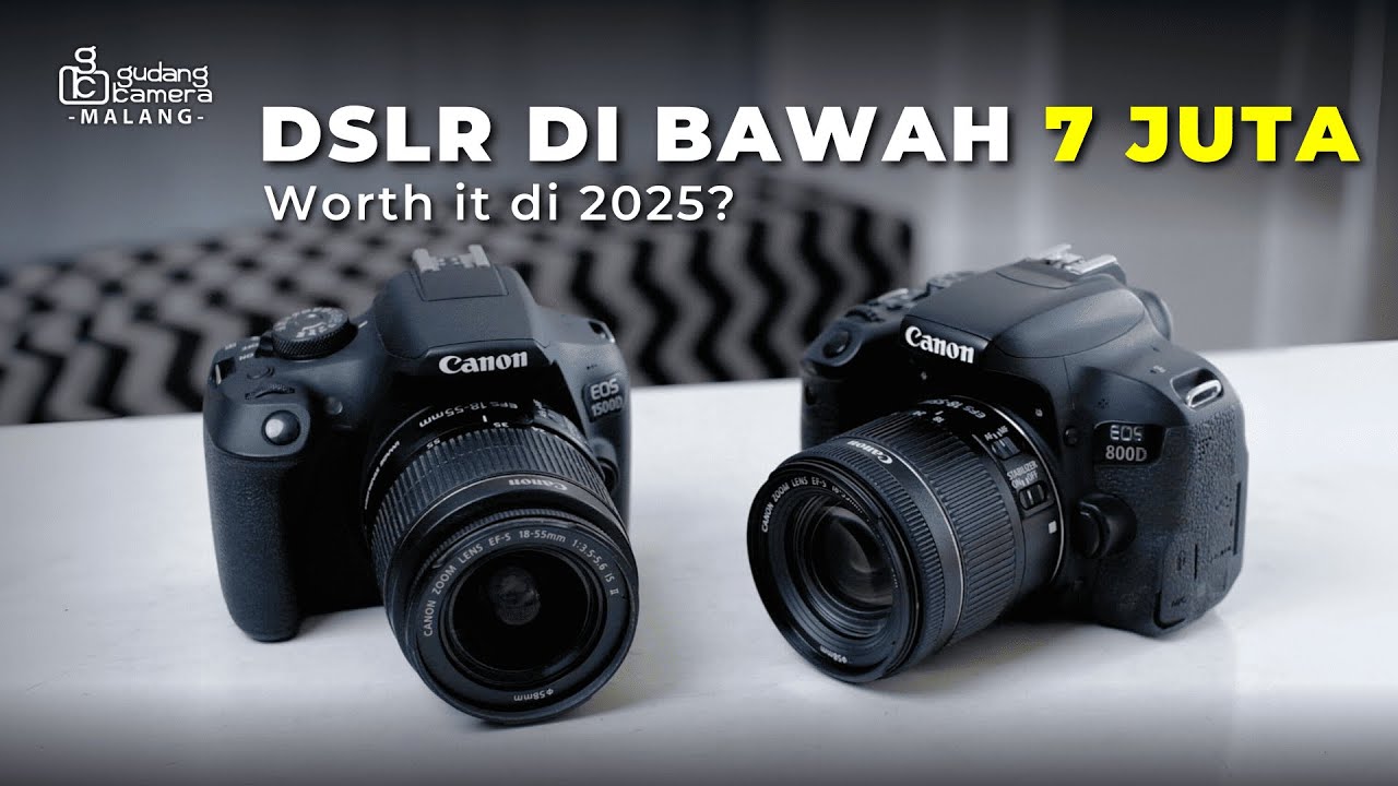 KAMERA DSLR Dibawah 7 JUTA - Canon 1500d VS Canon 800D - INDONESIA
