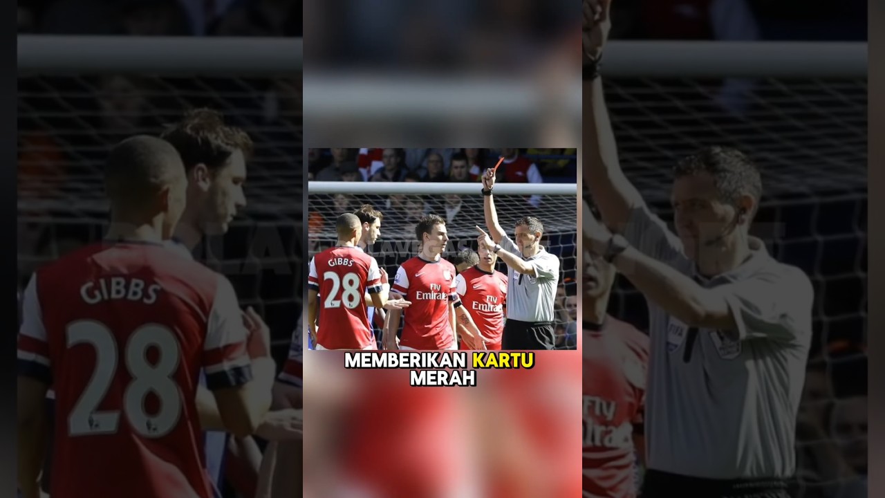 Kocak🤣 Chamberlain Handball, Tapi Gibbs yang Kena Kartu Merah! #bolavegasshort