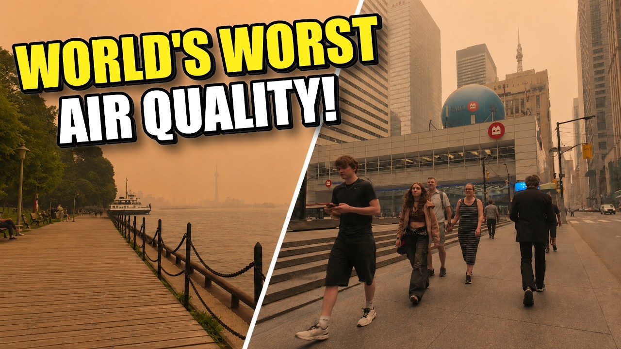Toronto Had the WORST Air Quality in the World | Downtown Walk (July 2026)