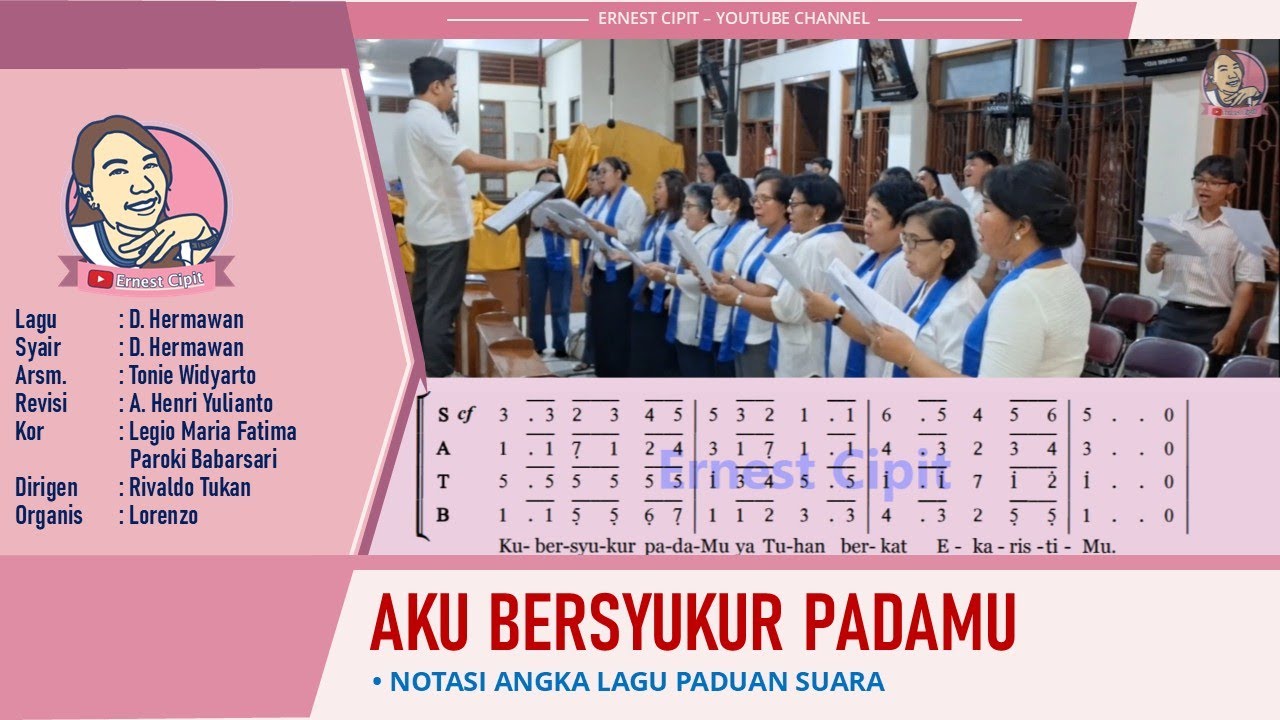 Aku Bersyukur PadaMu | Lagu Komuni | Legio Maria Fatima