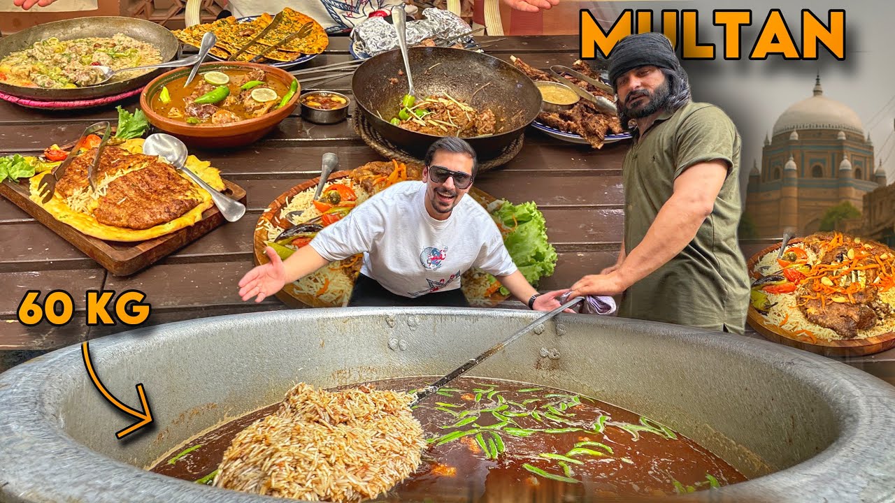 Extreme Street Food Tour in Multan - Huge Meat Makings In Pakistan