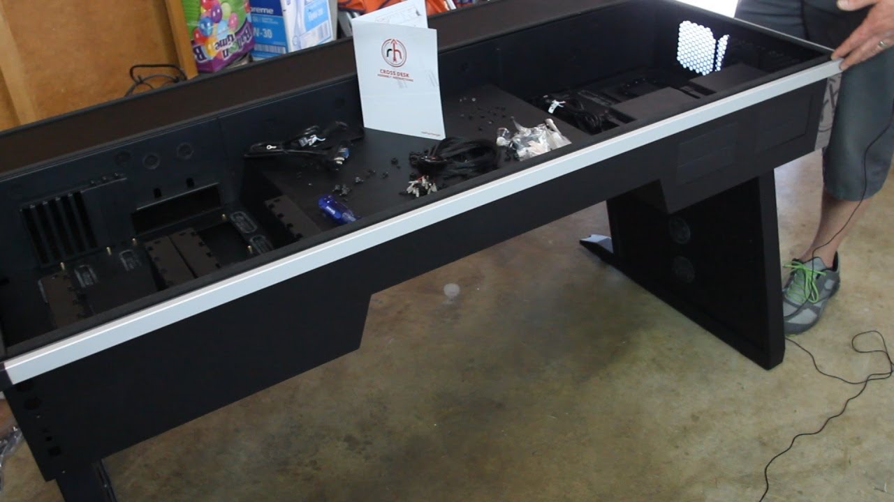 Complete overview  of Red Harbringer Cross Desk