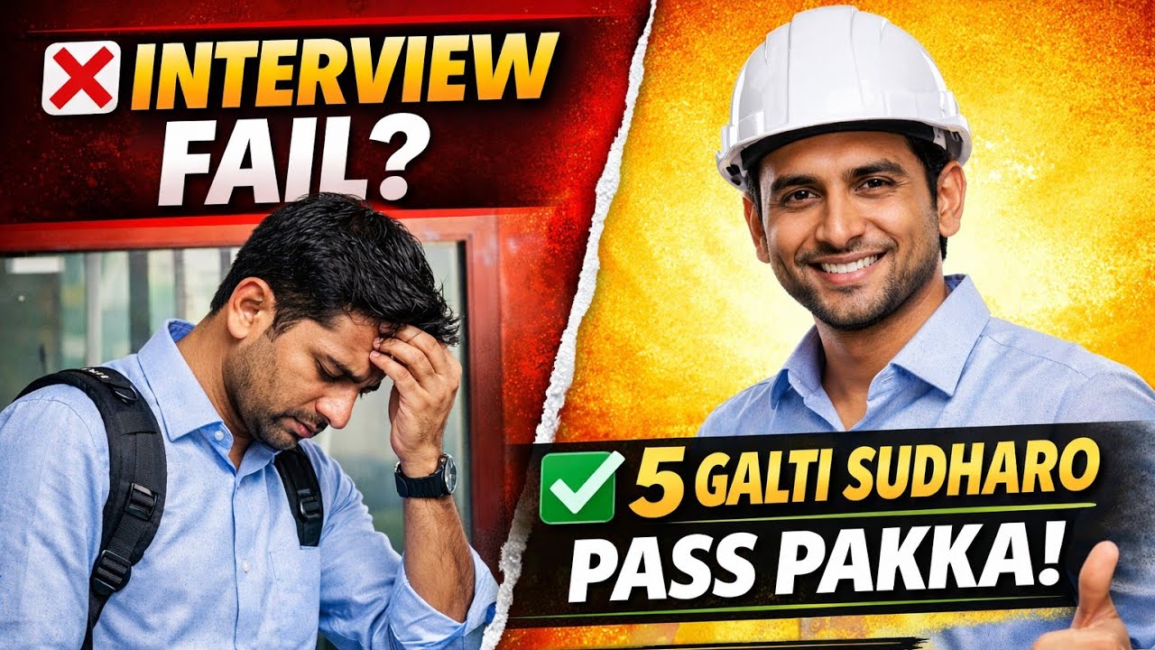 Interview Fail Ho Rahe Ho? Ye 5 Galti Sudhar Lo | 100% Interview Pass Tips | #GulfJobs #interview 