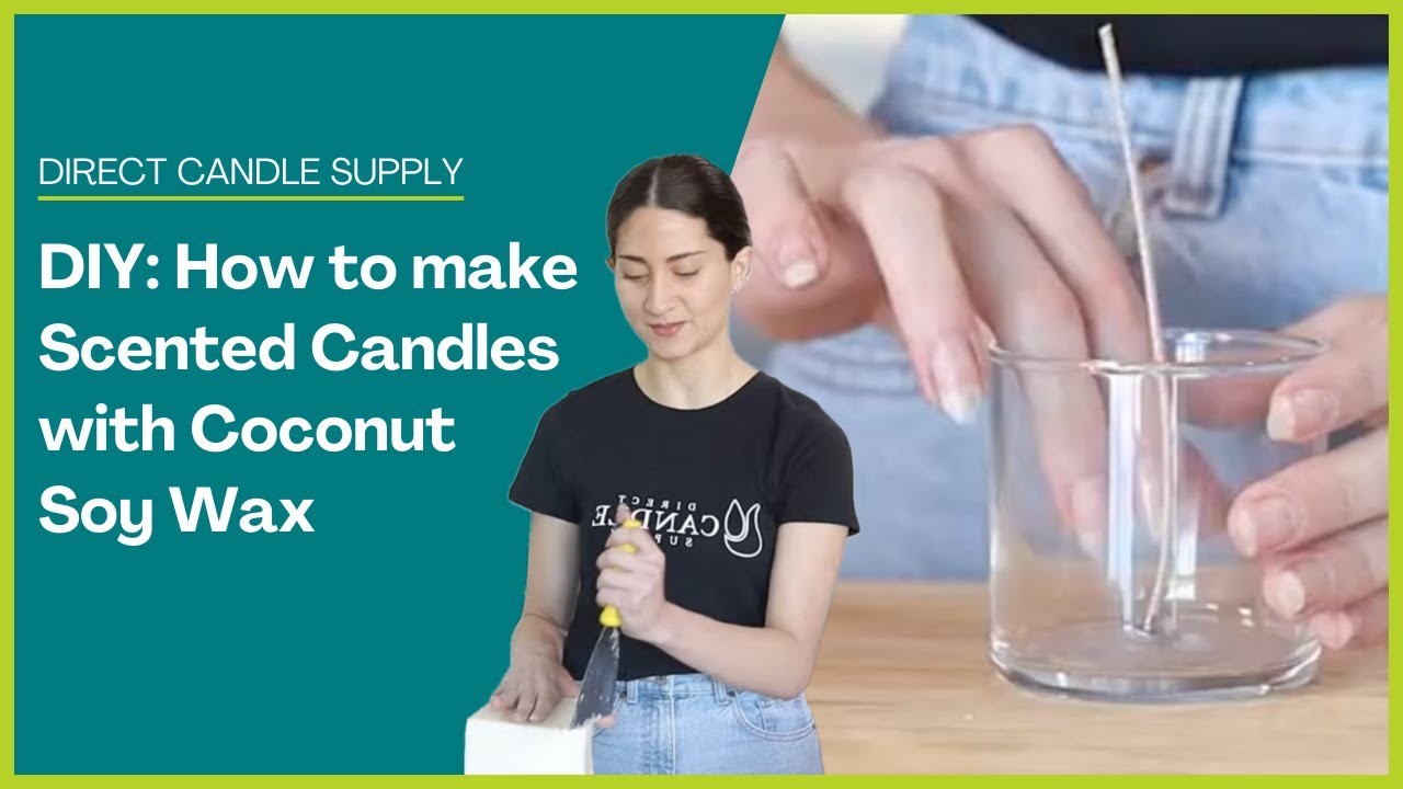 Making Scented Candles using Coconut Soy Wax | DIY Candle-making | Direct Candle Supply
