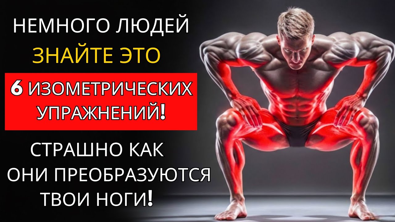 5 изометрических упражнений для выполнения дома, которые удваивают силу ног, не перегружая колени