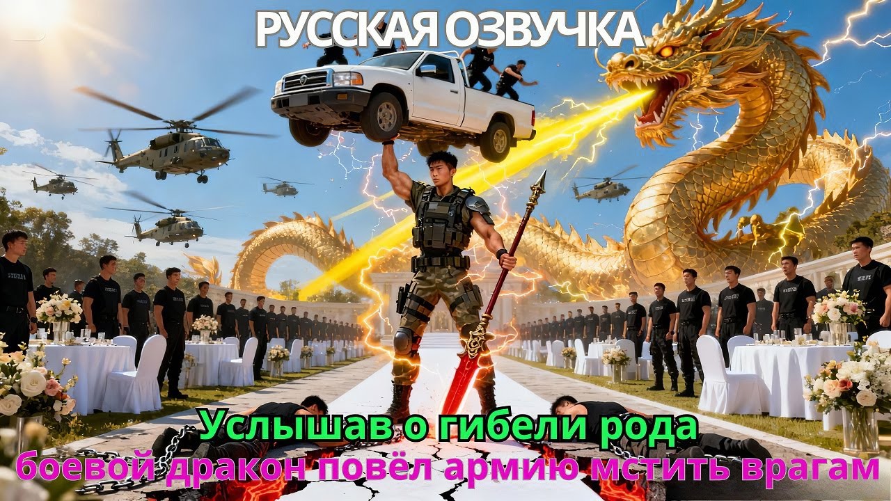 Услышав о гибели рода, боевой дракон повёл армию мстить врагам. #дорама #drama #2025