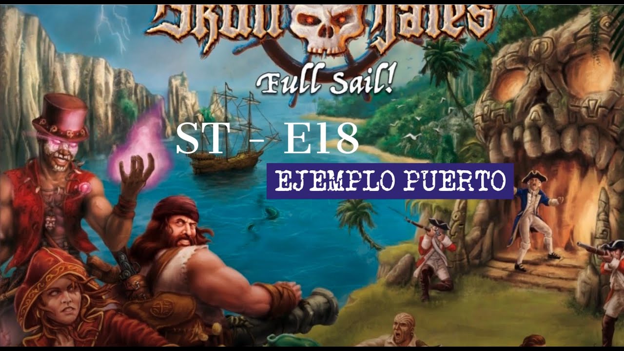 T3J4E18 - Skull Tales - Ejemplo Puerto