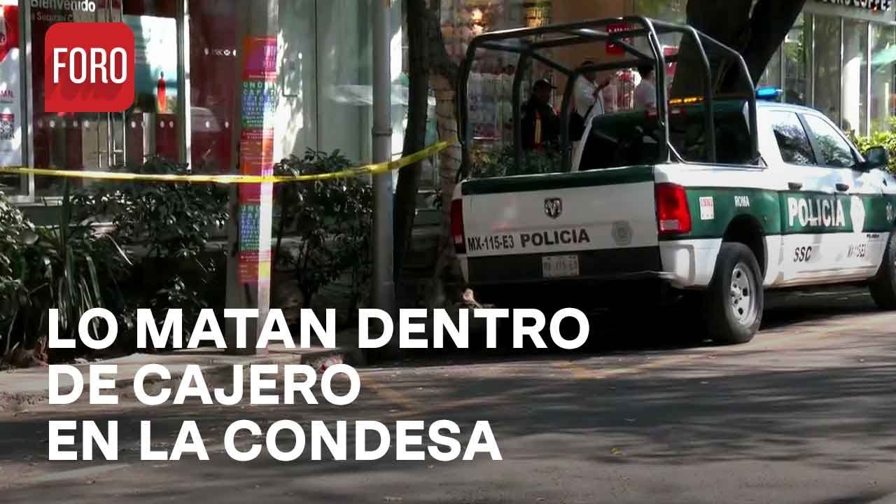 Matan a cuentahabiente al interior de cajeros automáticos en La Condesa - Las Noticias