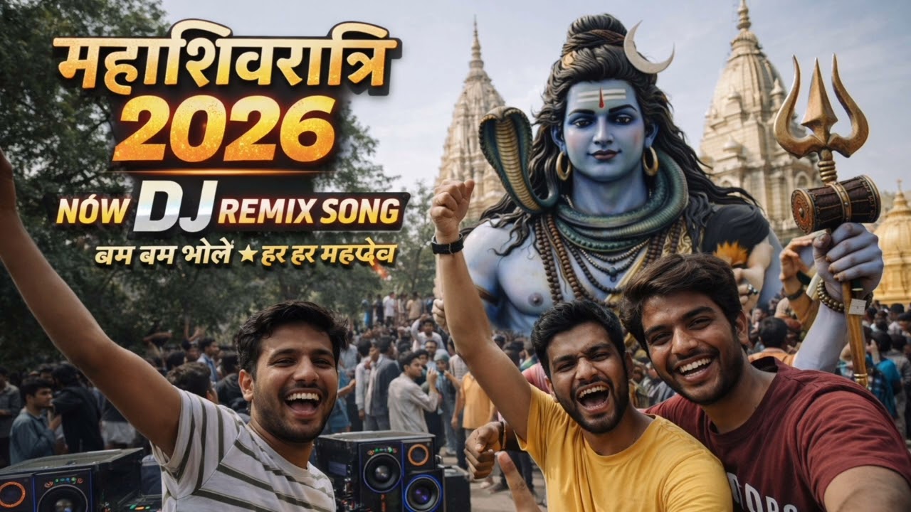 Mahashivratri 2026 Special DJ Remix 🔥 | बम बम भोले | हर हर महादेव | Shiv Bhajan 2026