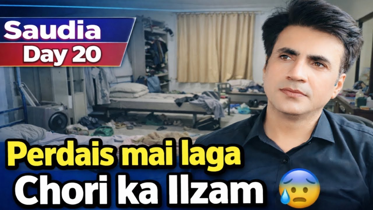 Pardais Mai Laga Chori Ka Ilzam 😢 | Saudia Day 20 | Labour Life in Saudi Arabia | Perdais vlogs