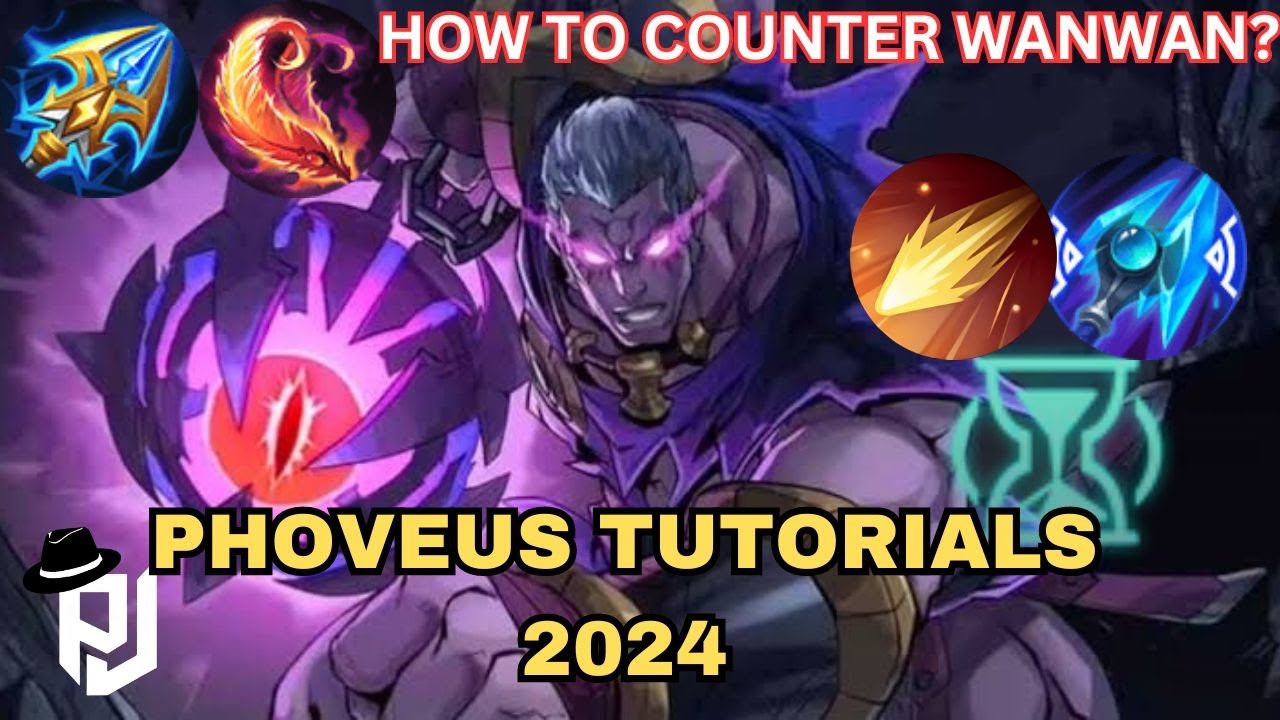 PHOVEUS TUTORIALS 2024 - The best hero to counter Wanwan and high mobility assassin heroes in MLBB