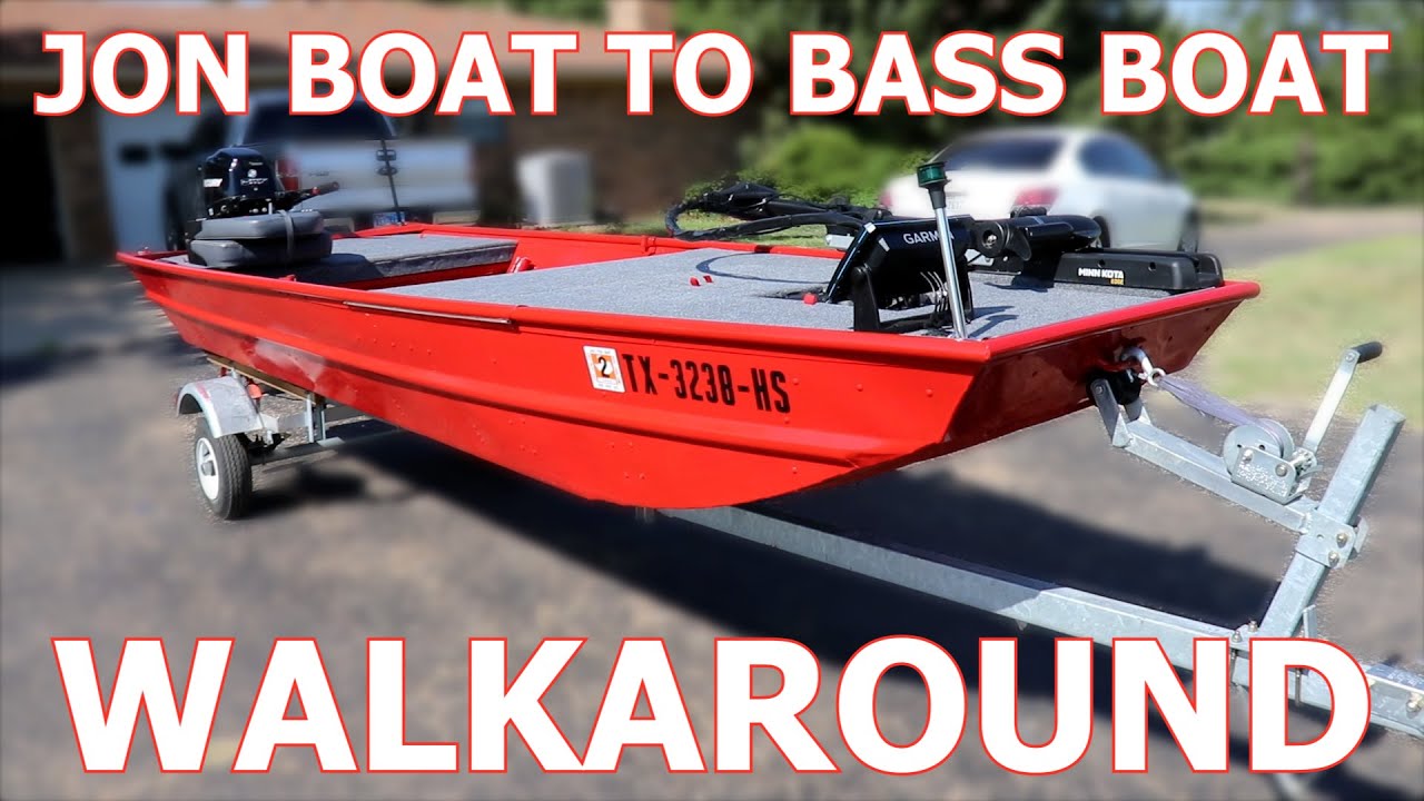 Пешеходная экскурсия по всему судну от лодки JON BOAT до лодки BASS BOAT!!