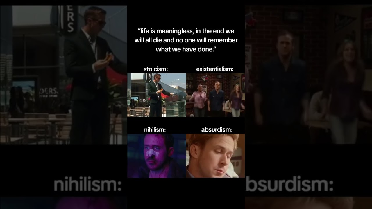 Stoicism vs Nihilism vs Existentialism vs Absurdism 🤣