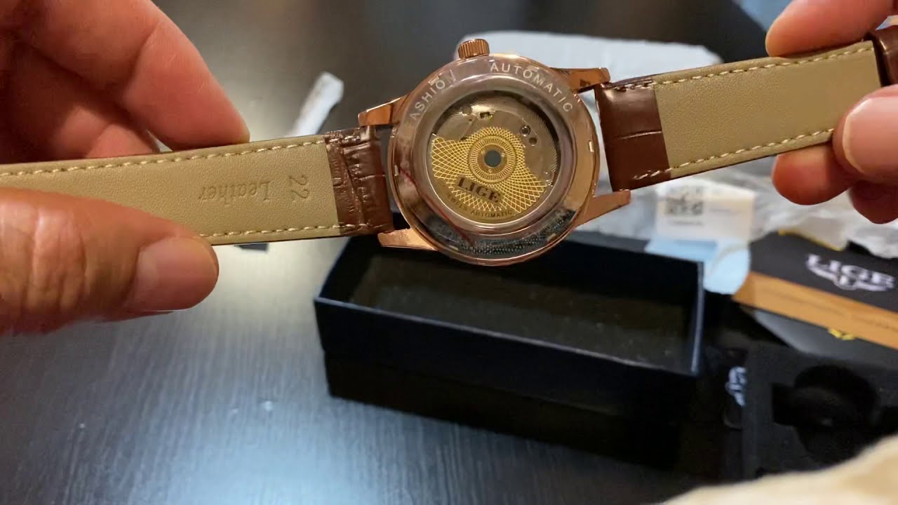 Reloj LIGE Automático  L9843  (Unboxing) de ALIEXPRESS