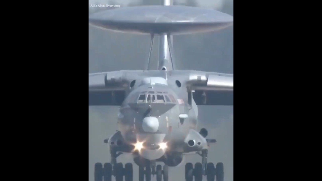 Russian AWACS Beast Takes Flight! 🛫 A-50 'Mainstay' Gears Up for Action #Aviation #AWACS #Russian