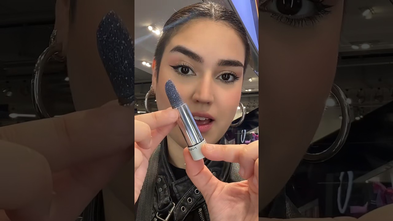 @maccosmetics shiver shimmy fizzy feels lip balm 🦋 #makeup #glitter #lipcombo #lipstick #lipbalm