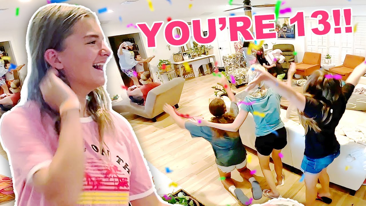 🥳Symphony's 13th SURPRISE Birthday Party! | OFFICIAL TEENAGER!
