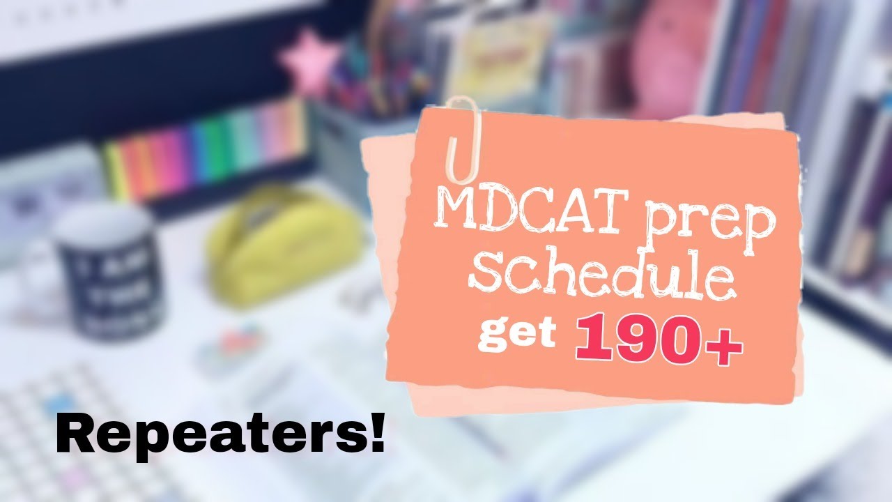 MDCAT timetable/schedule for Repeaters | Get 190+ in NMDCAT 2022
