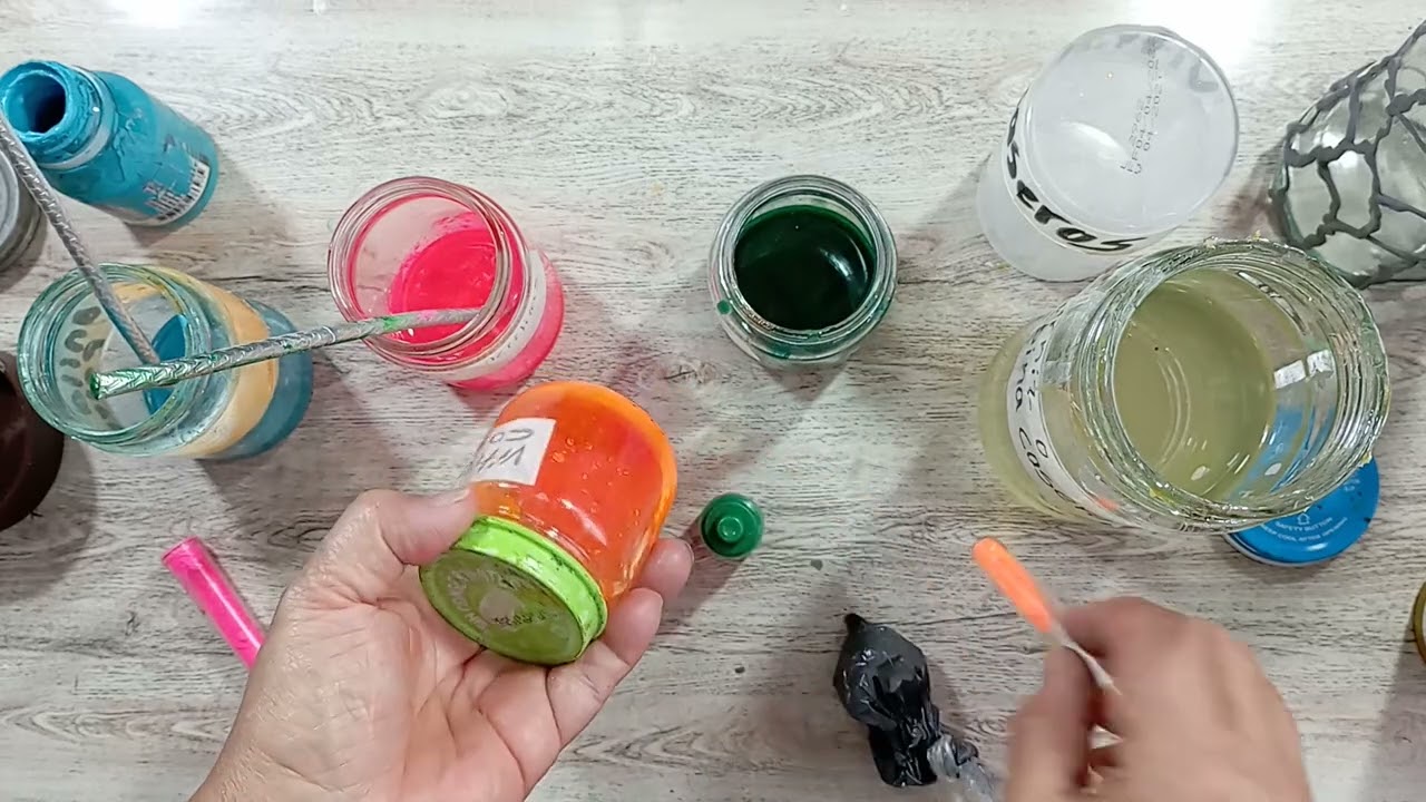 Como hago Vitrales Caseros con Barniz Casero y Anilinas, de Seguro te Interesa!!