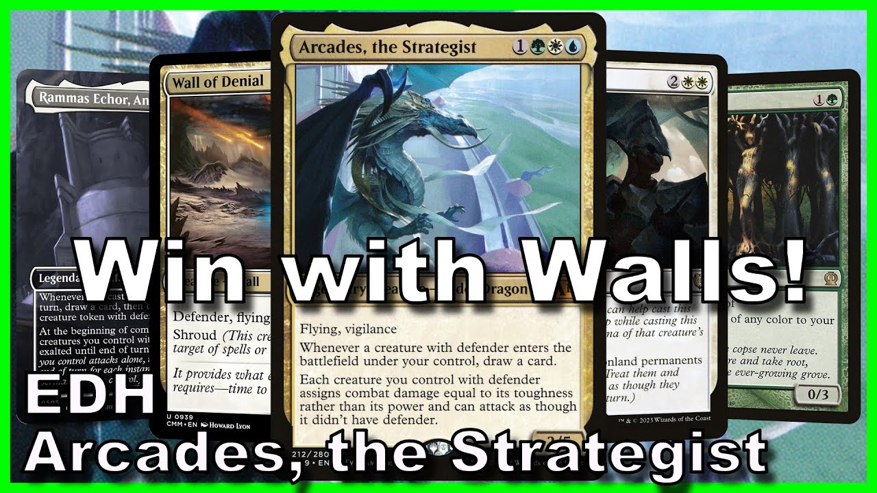 Arcades, the Strategist EDH Deck Tech | Magic the Gathering