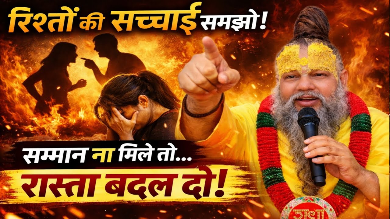 रिश्तों की सच्चाई समजो। सम्मान ना मिले तो रास्ता बदल दो। #premanandpravachan #bhakti