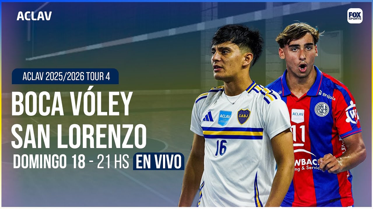 EN VIVO 🔴 || SAN LORENZO vs CLUB MONTEROS - VÓLEY ACLAV 2025/2026 TOUR 5
