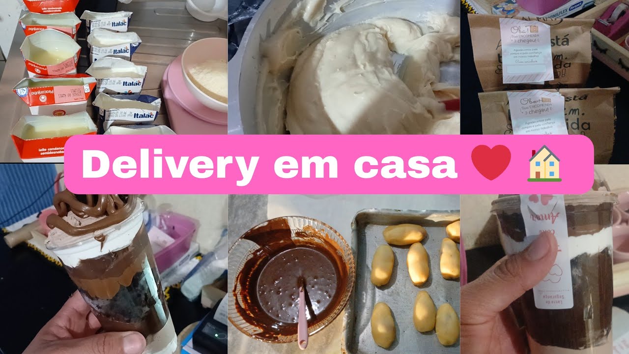 Delivery em casa +rotina de produção e vendas de doces no ifood🙏🏼❤️ #deliveryemcasa #ifood #doces