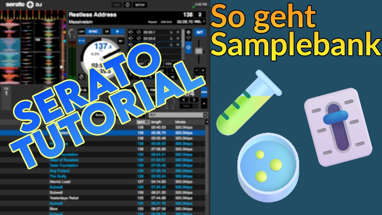 Serato Pro DJ Tutorial 💎 So geht Samplebank