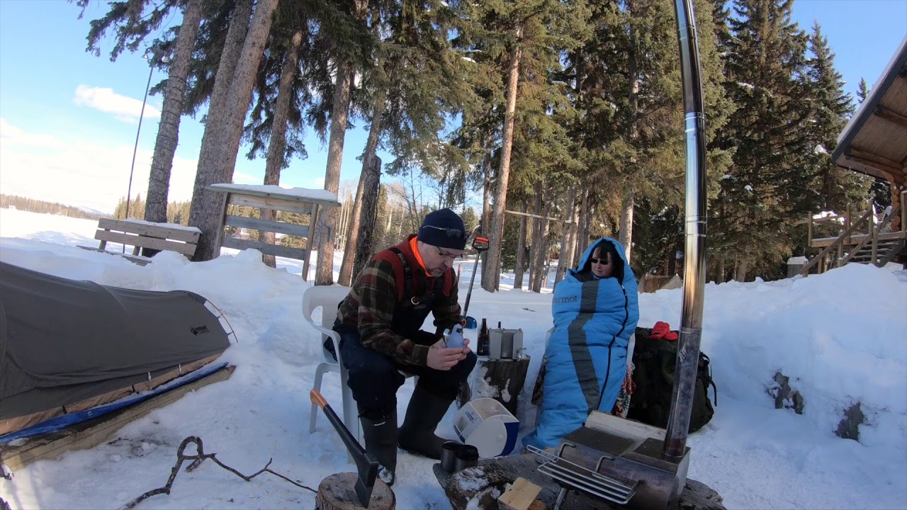Chatting by the G stove