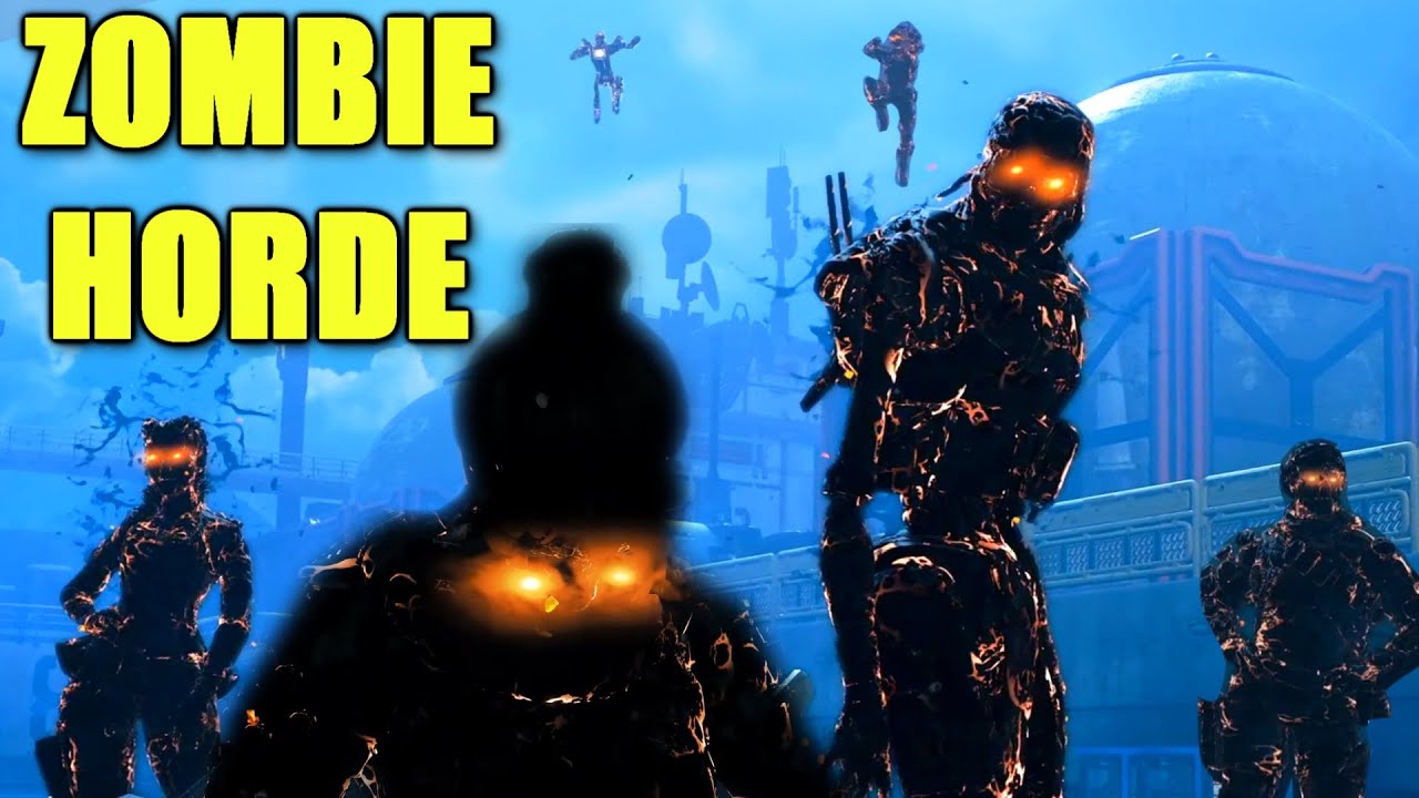 Surviving Against the MASSIVE ZOMBIE HORDE in Apex Legends