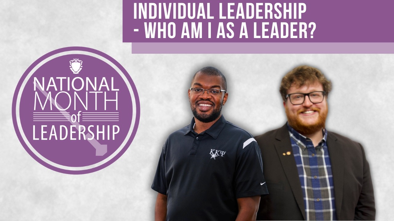 Individual Leadership - Who am I as a Leader? | National Month of Leadership