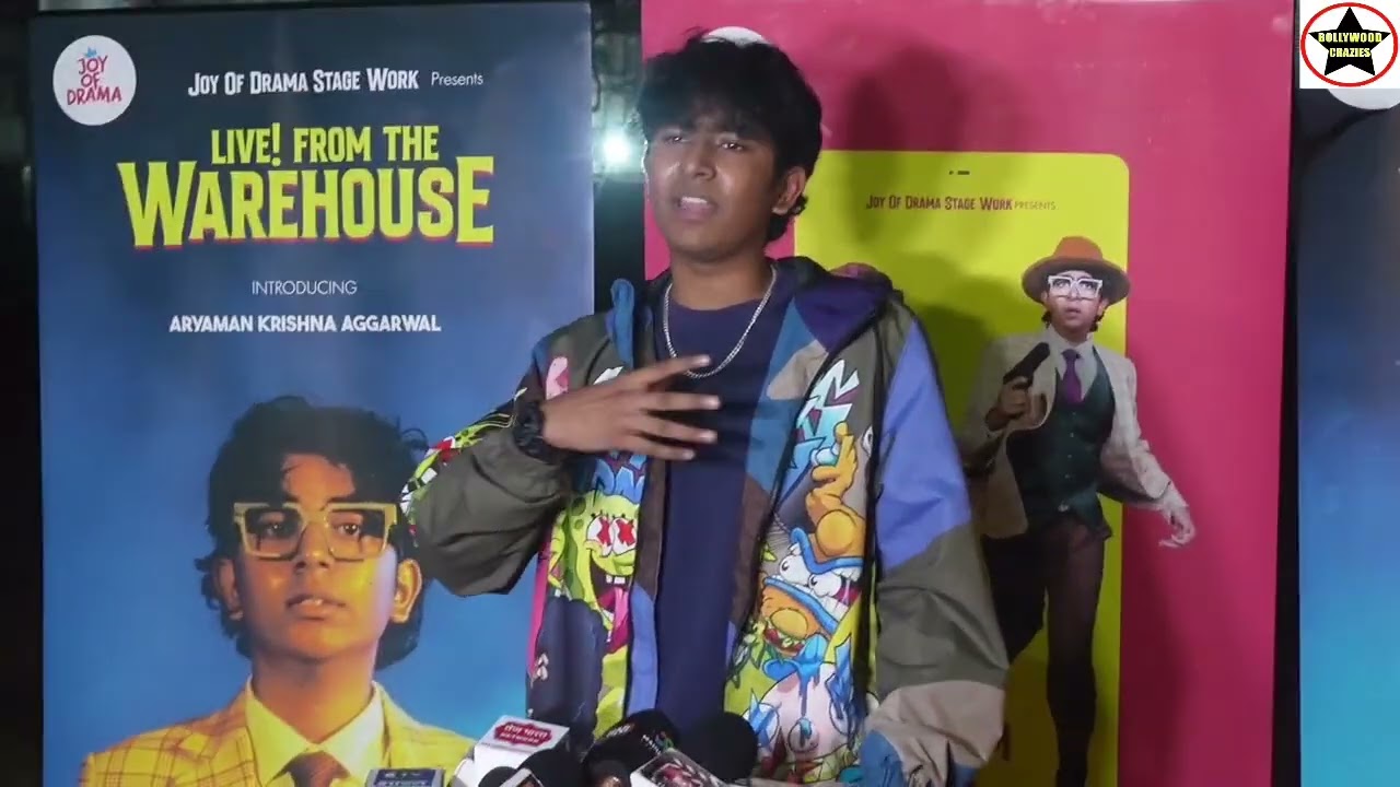 Live From The Warehouse | Aryaman Krishna Aggarwal Talks About His Powerful Character In The Play