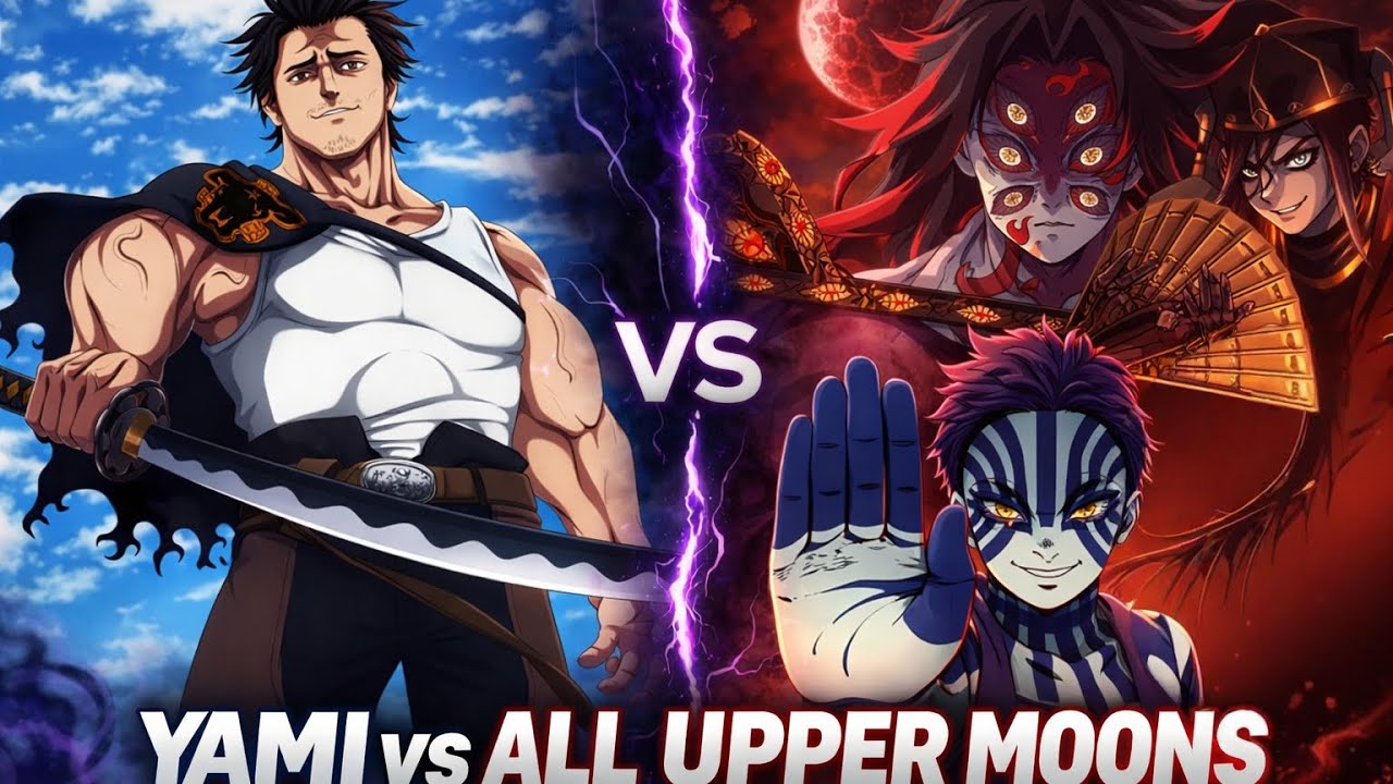 Yami Sukehiro vs All Upper Moons – Can Dark Magic End Them?