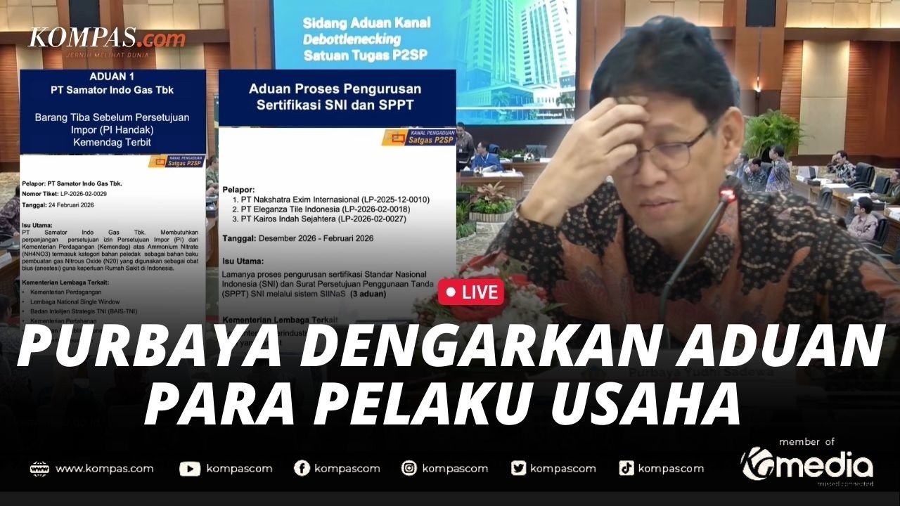 BREAKING NEWS - Kemenkeu Purbaya Dengarkan Curhatan Pelaku Usaha di Sidang Debottlenecking P2SP
