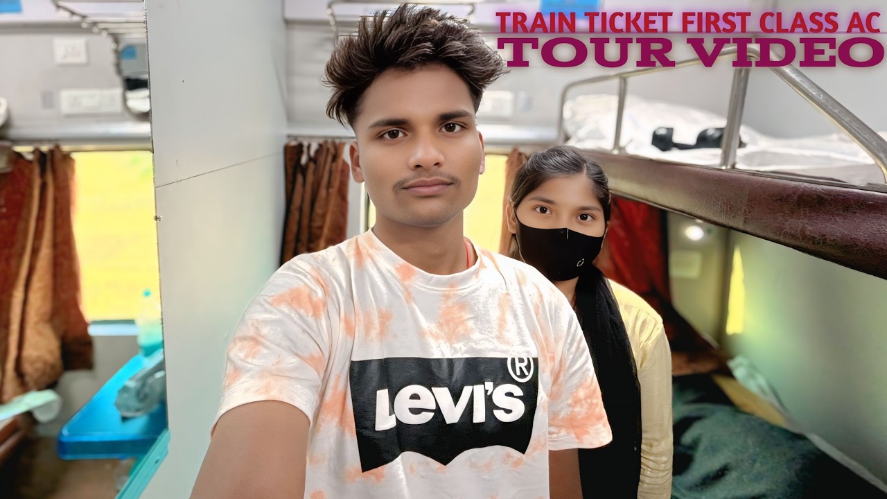 Option 1: Panvel to Gorakhpur in First AC Luxury | 5,000 ka Train Ticket! 🚂✨#vlog #firstac #panvel
