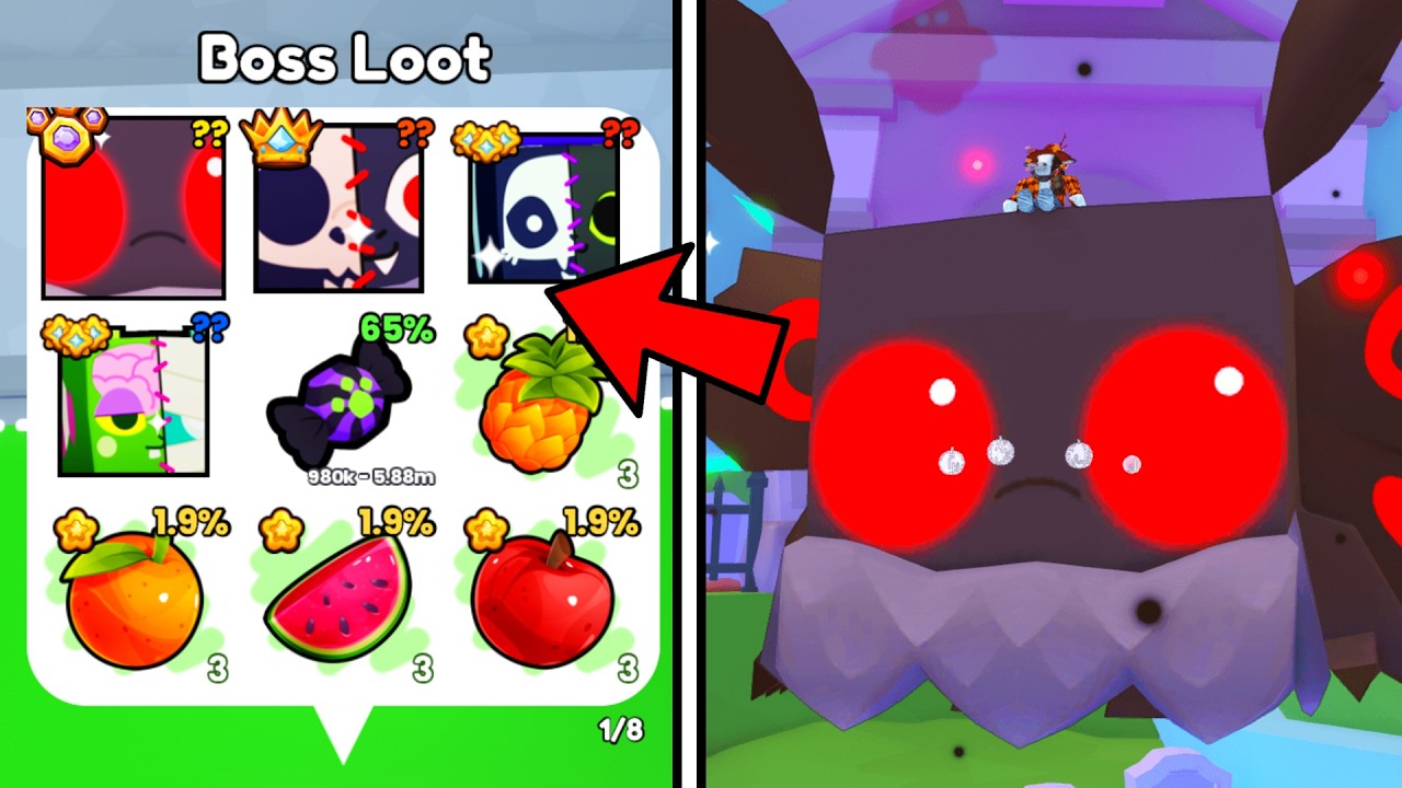 Defeat FINAL BOSS for GARGANTUAN & TITANIC Chance in Pet Simulator 99!🎃