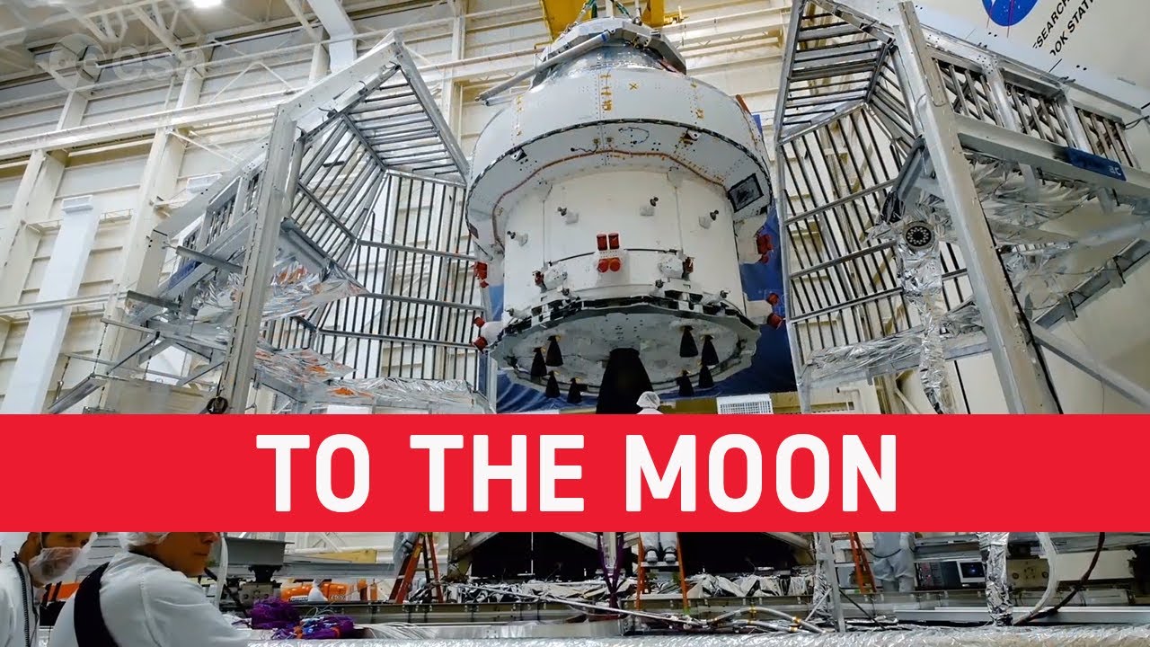See the European Service Modules taking humankind forward to the Moon