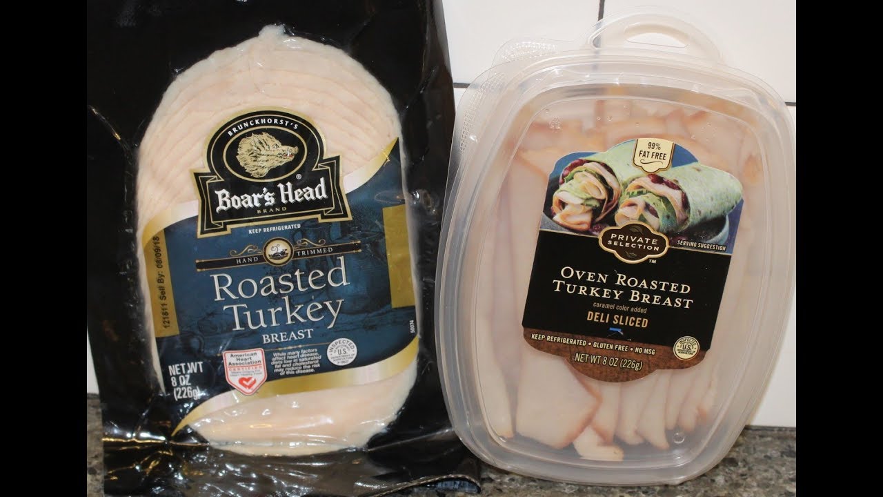 Boar’s Head vs Private Selection Roasted Turkey Breast Blind Taste Test