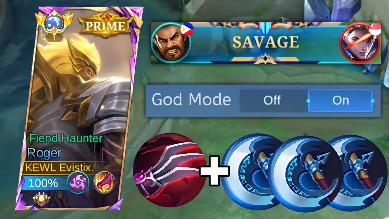 ROGER SECRET TRICK TO DOMINATE THE META IN HIGH RANK | ROGER BEST BUILD 2024