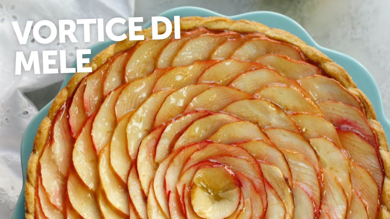 La torta di mele diventa una crostata scenografica 😍 pochi ingredienti risultato meraviglioso!