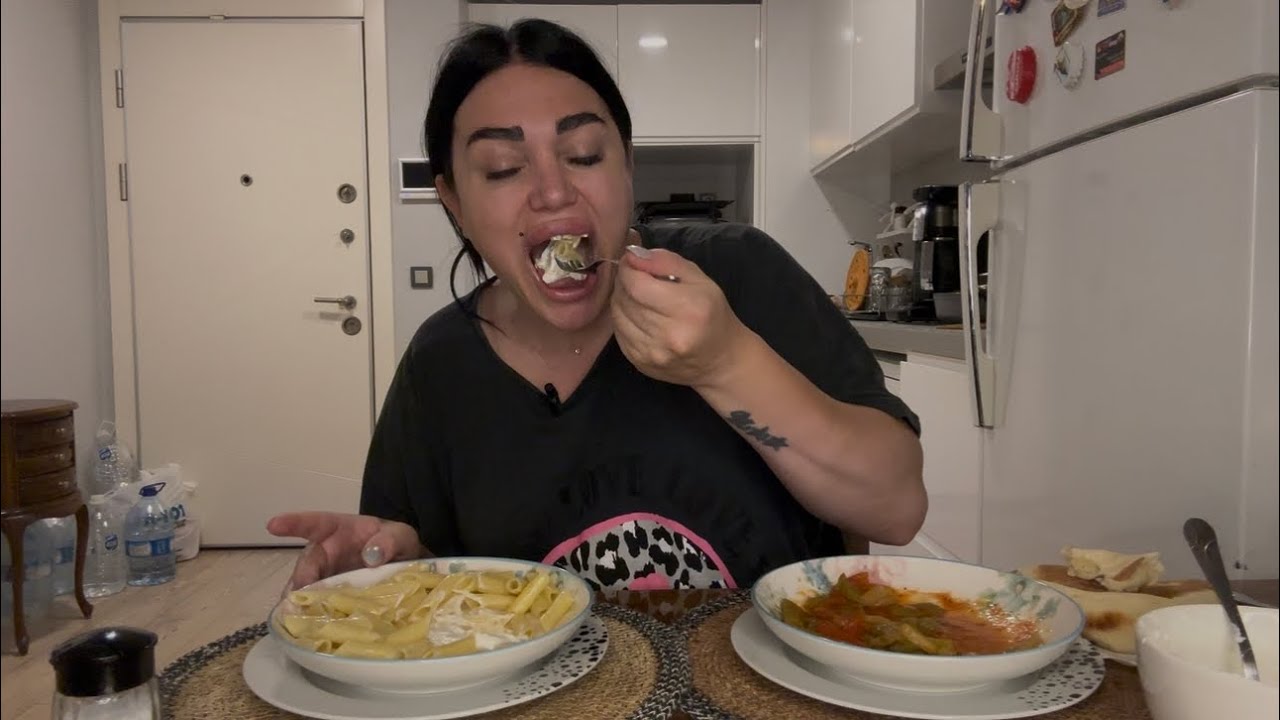 ASMR MUKBANG ŞAPUR ŞUPUR YEMEK 