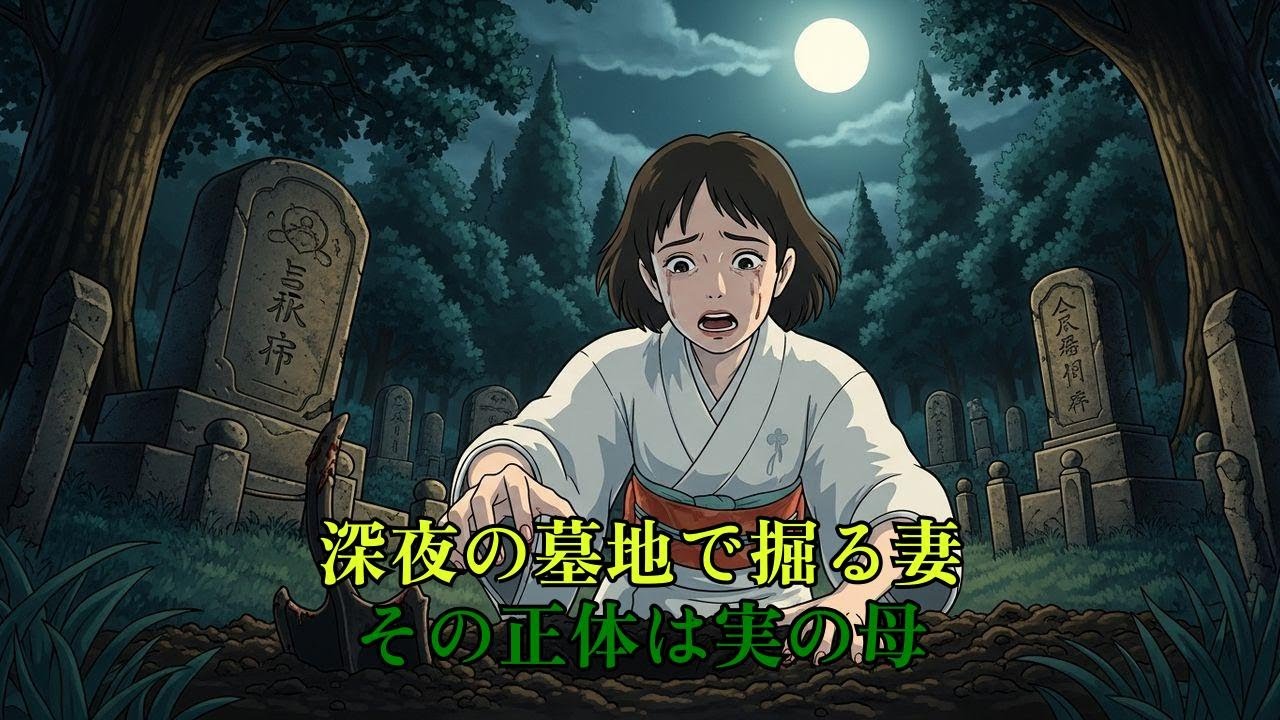 深夜の墓地で若奥様が掘り起こしていた「恐ろしすぎる正体」とは…